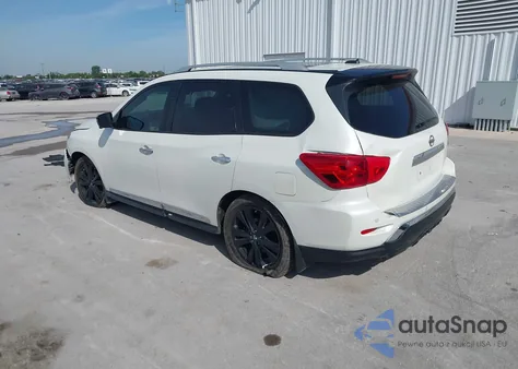 2017 Nissan Pathfinder Platinum из США, поврежденный, VIN 5N1DR2MN6HC675690